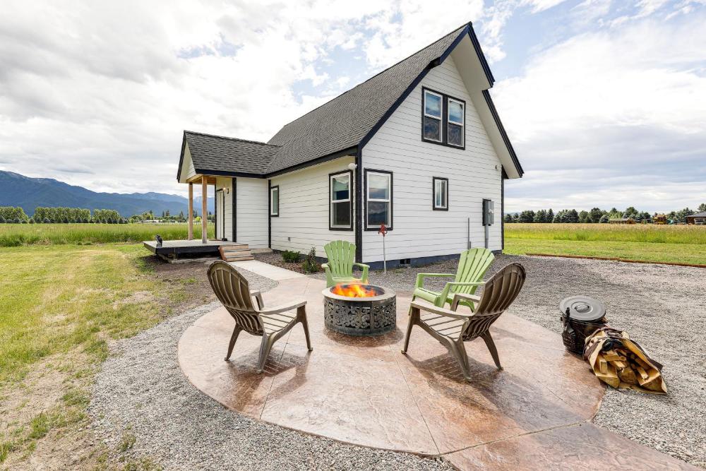 Kalispell Mountain Getaway with Hot Tub and Fire Pit!